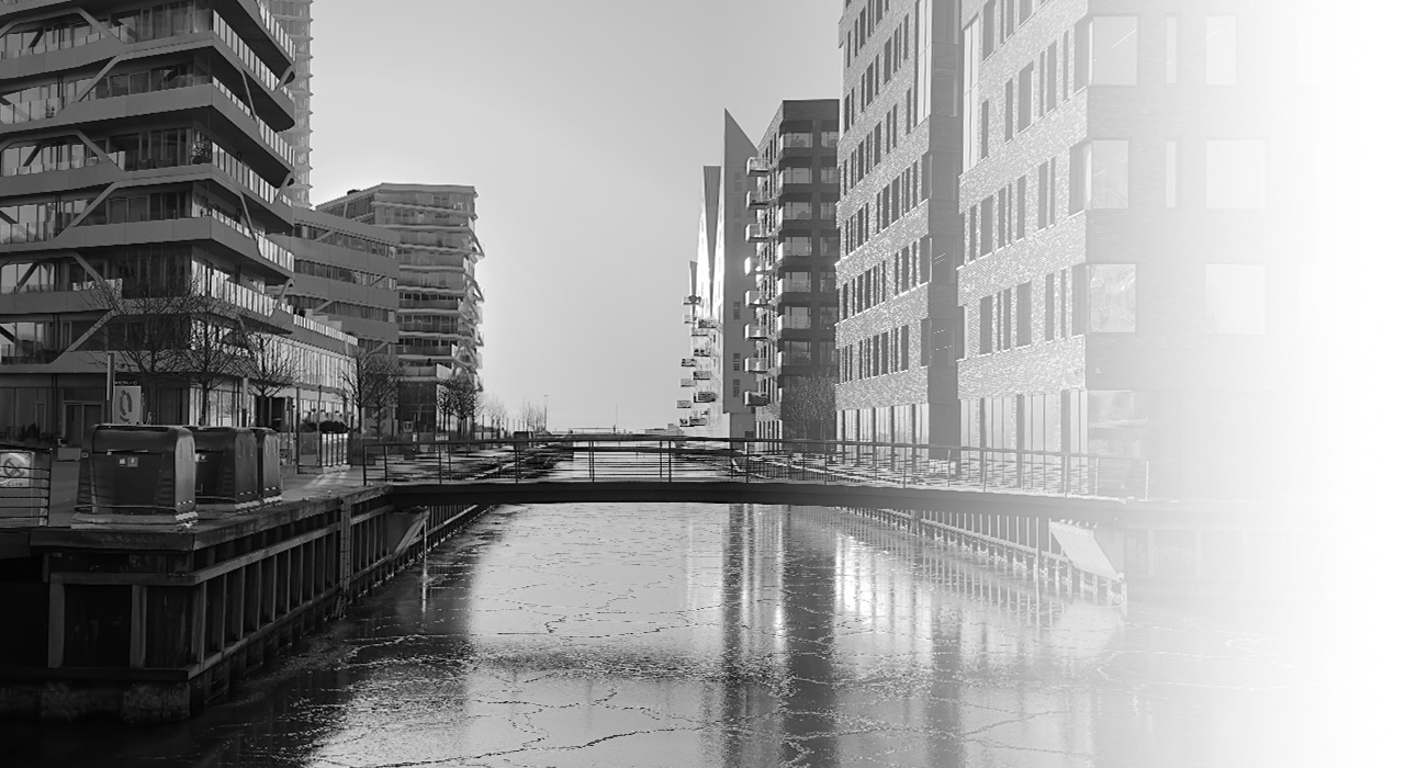Situationsbillede fra Aarhus Ø