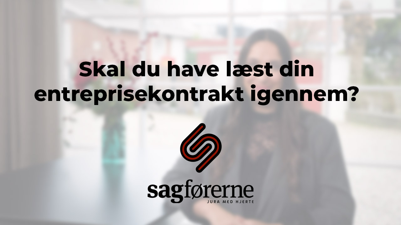 Video om entreprisekontrakt